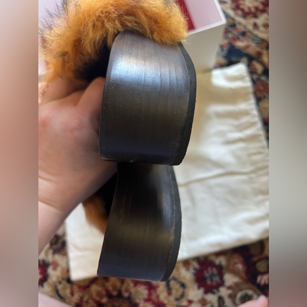 Céline faux fur sandals - Picture 7 of 7